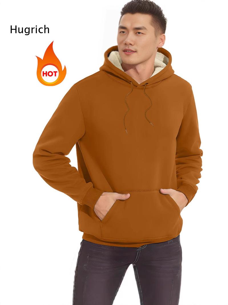 Sudadera con Capucha para Homb - Sherpa Hoodie Fleece reseña y precio