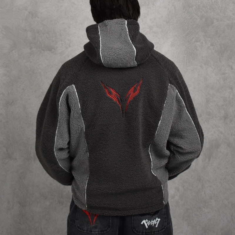 Chaqueta con capucha unisex de - Sherpa Hoodie Fleece reseña y precio