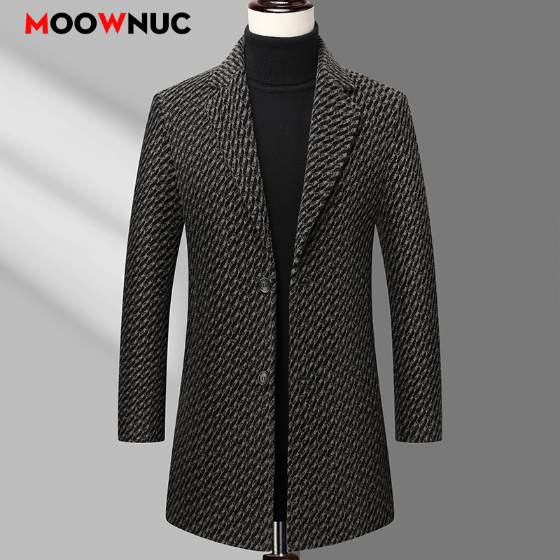 Abrigo largo para hombre, chaq - Wool Coat Peacoat reseña y precio